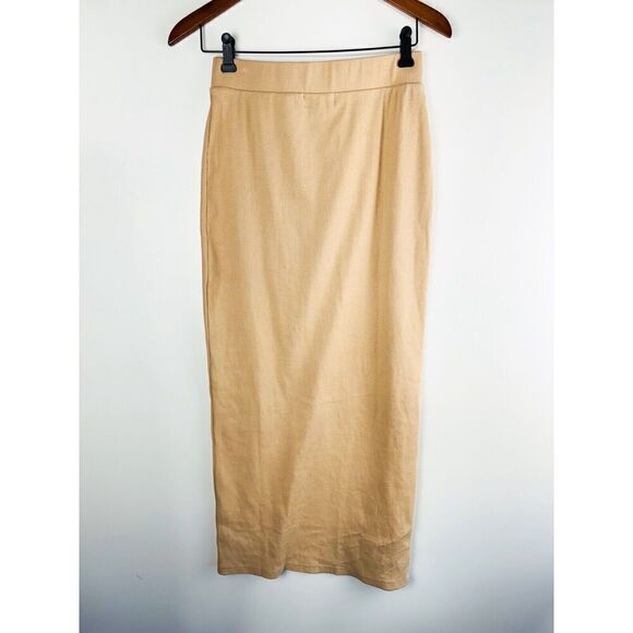 Veiled Collection Women’s Size Medium M Ribbed Fitted Skirt Maxi - Picture 7 of 7